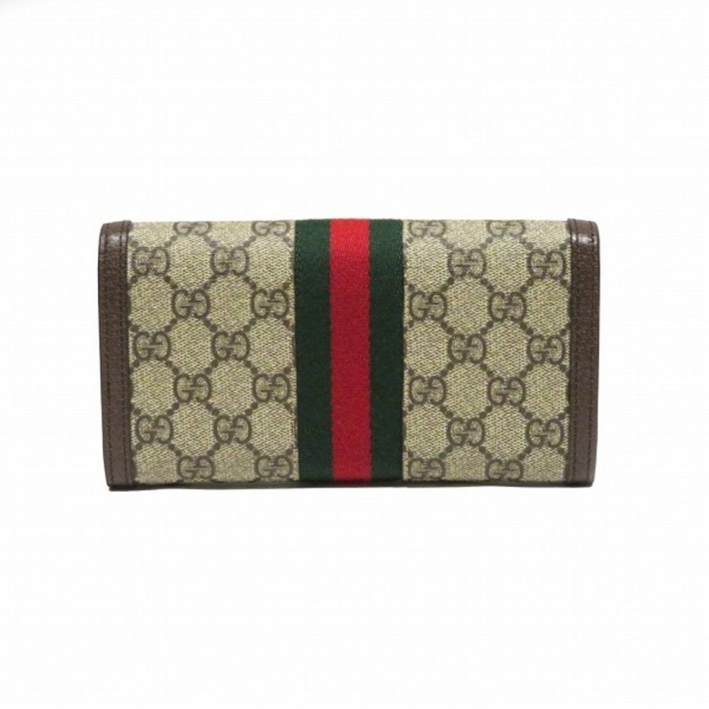GUCCI Sherry Line Ophidia GG Continental 523153 Long Wallet Bi-fold for Women - Picture 8 of 9